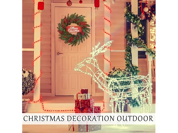 TISEMENT Christmas Wreaths for Front Door