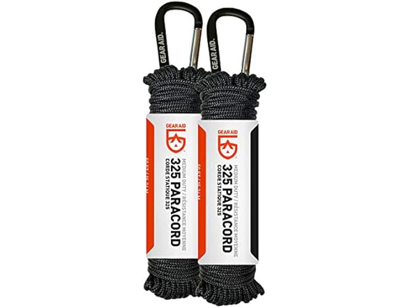 GEAR AID 325 Paracord Carabiner Utility Cord