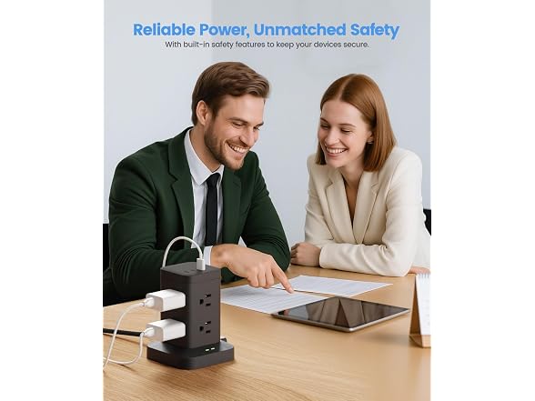 TAGZILO Power Strip Tower Surge