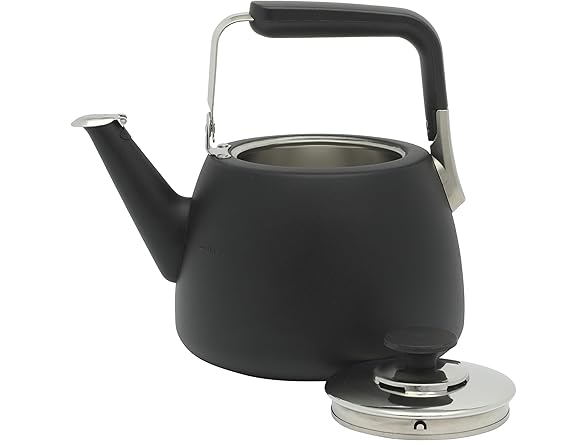 Sur La Table 2qt Steel Kettle Black