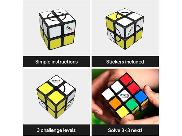 Rubik's Cube, Apprentice, 2x2 Beginner Cube