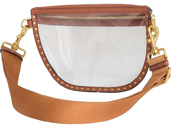 Rebecca Minkoff Darren Clear Crescent Crossbody Bag