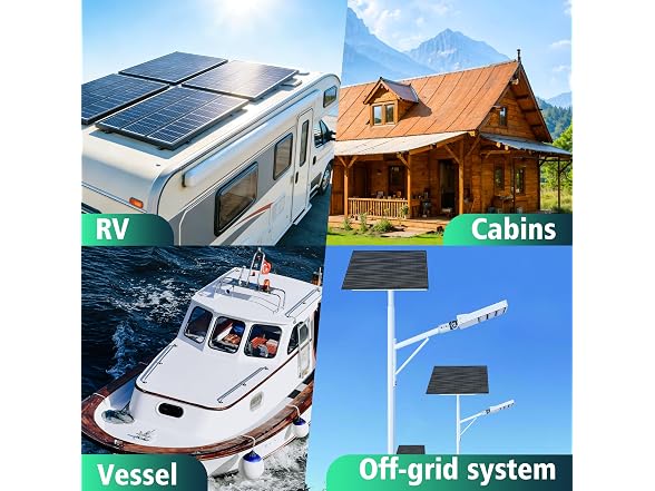 100W N-Type 12V Bifacial Solar Kits