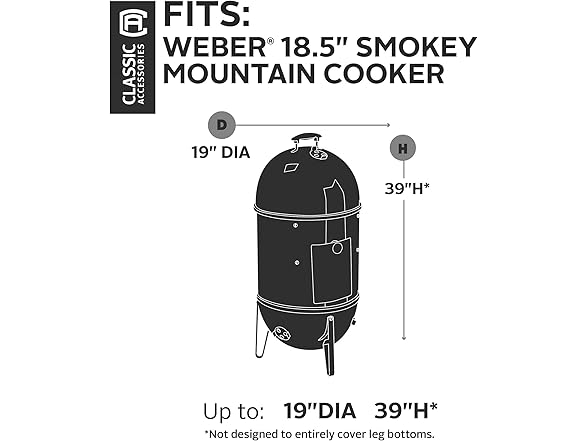 Classic Accessories Veranda Smoker Cover