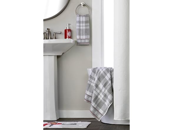 SKL Home Christmas/Winter Whistler Plaid Bath Towel