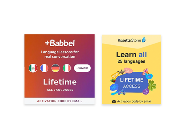 Babbel & Rosetta Stone Deals