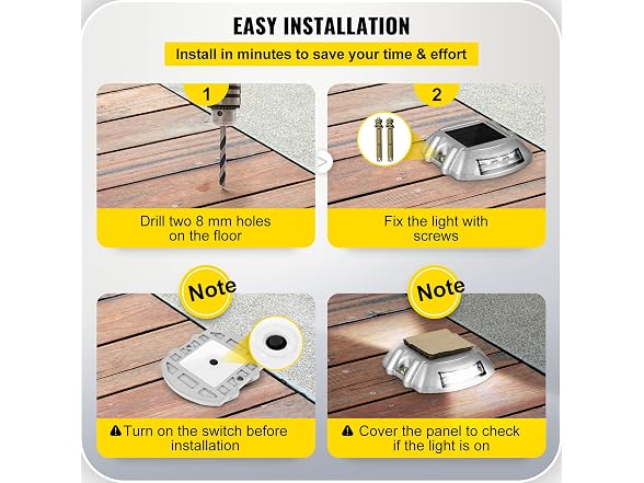 Driveway Lights 24-Pack Solar Driveway Lights