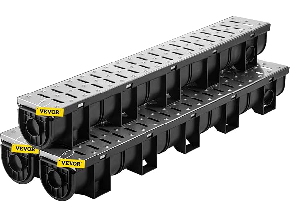 Trench Drain System, Channel Drain with Metal