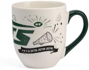The Memory Company Officially Licensed NFL 18oz Ceramic Cheer Mug, Premium Team Logo Coffee Cup, Perfect Game Day Drinkware