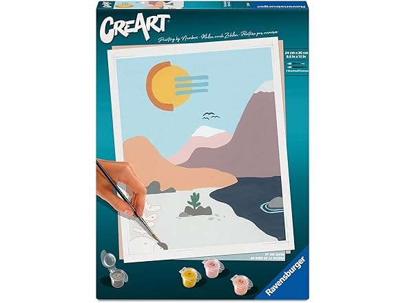 Ravensburger CreArt by The River Paint by Numbers Kit
