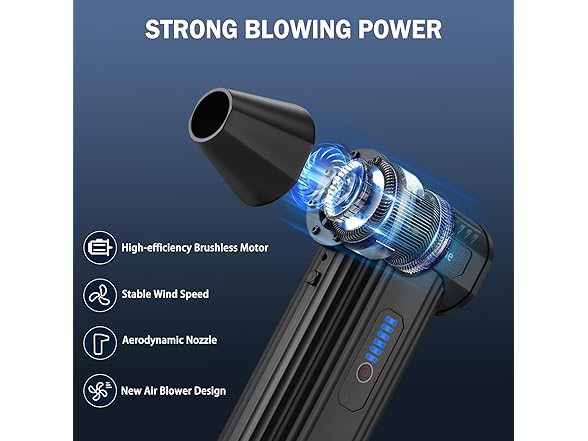 Compressed-Air-Duster Brushless Electric Air Blower