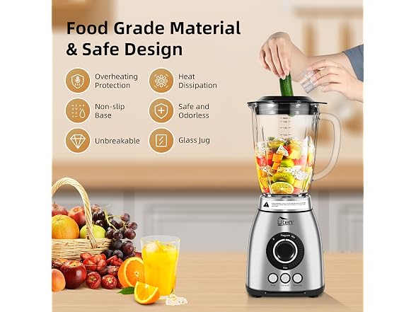 Uten 800 Watt Fast Countertop Blender - Gallery 5