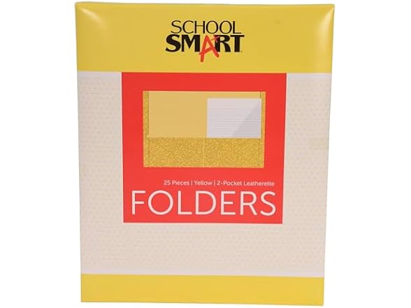 School Smart 2-Pocket Folders