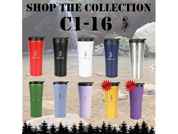 Travel Coffee Mug, 16 Ounces, Marigold Yellow