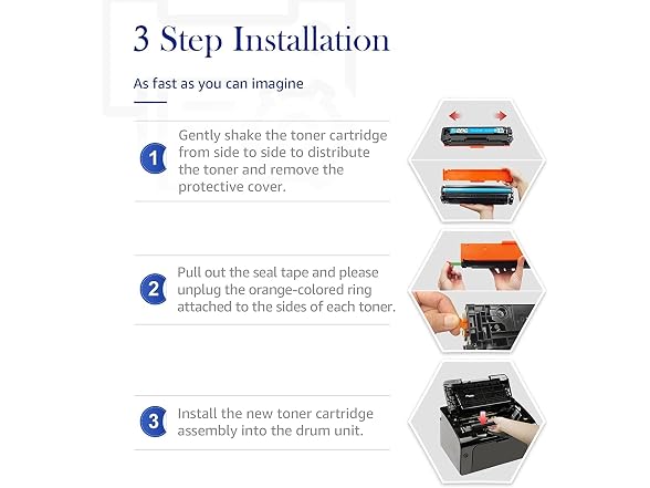STAROVER Canon 045 Toner Cartridge 4Pk