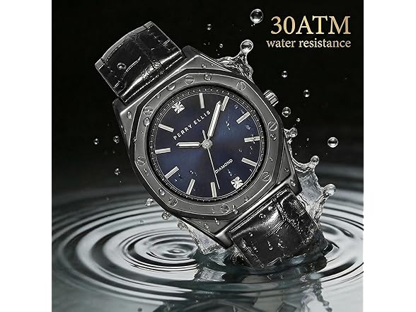 Perry Ellis Ultra Slim Octagon Dial Watch