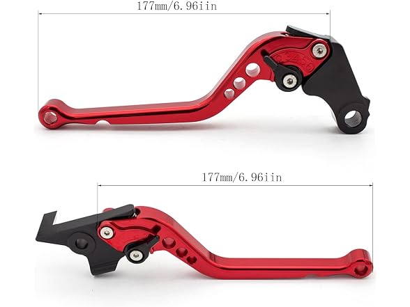 NICEDOLL CNC Clutch Brake Levers for Banshee 0 Red