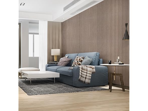 Wood Peel & Stick Wallpaper Wood Slats, 17.3"x118"