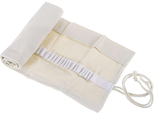 PATIKIL Handmade 72 Slots Roll Up Pencil Case