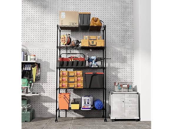 YSSOA Heavy Duty Shelving Unit 2Pk