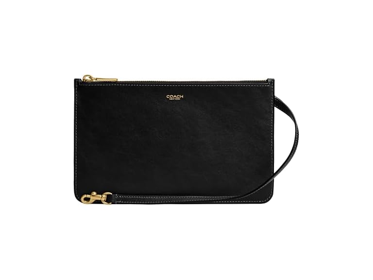 Coach Zip Pouch, B4/Black