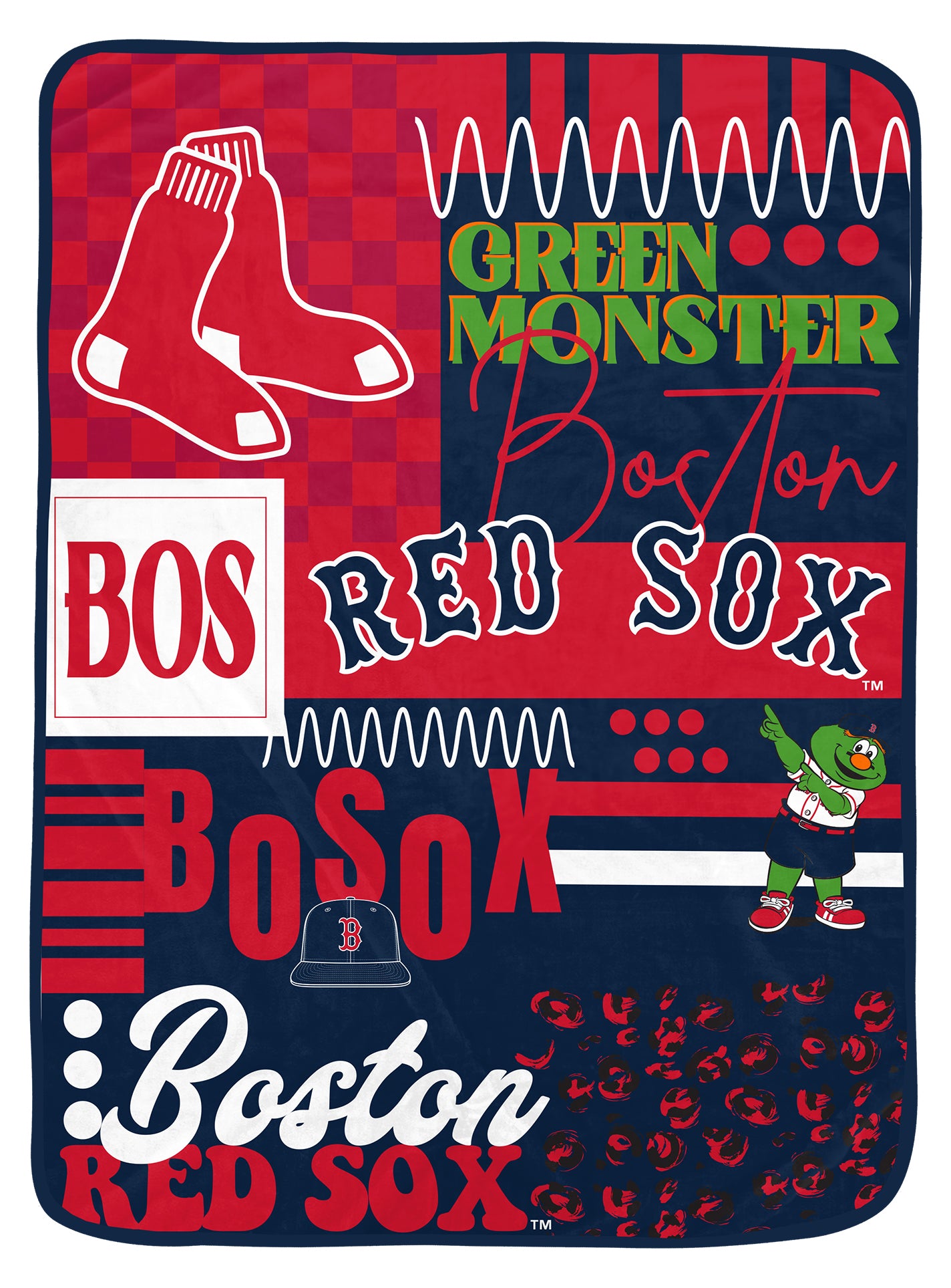 MLB Wild Comfy Oversized 66x95 Blanket - Gallery 6