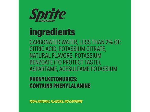 Sprite Zero, 16.9 fl oz, 6 Pack