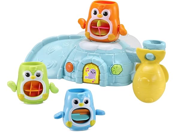 VTech Splash and Whirl Playtime Penguins Bath Toy