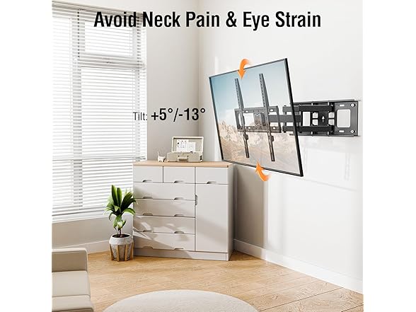 ELIVED Full Motion TV Wall Mount | 26-65"