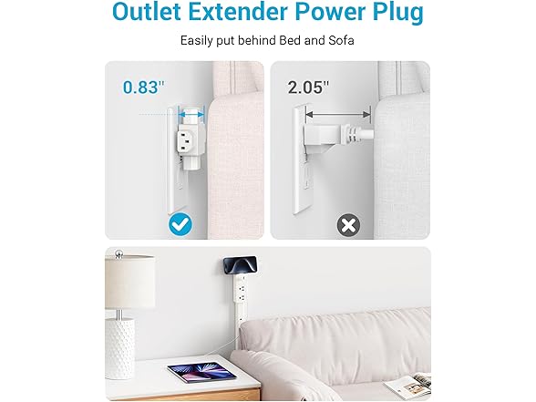 Maxsure Outlet Extender Stick