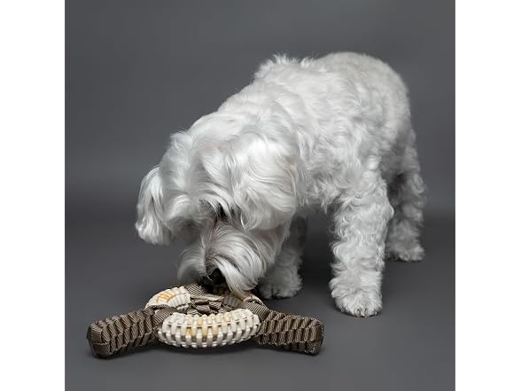 NOAH & PAW Luxury Dog Toy, TPU- Boat Wheel, Beige