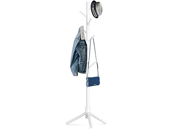 Wooden Tree Coat Rack Stand
