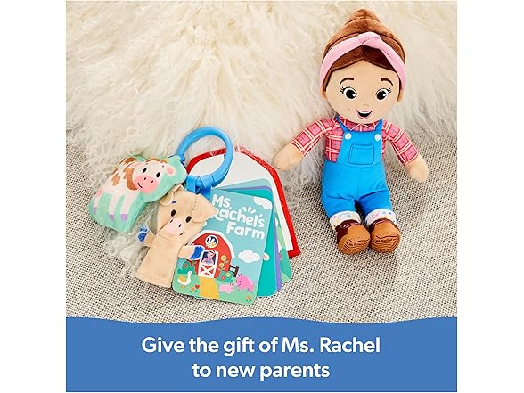 Ms. Rachel Official Farm Friends Baby Registry Gift Set 