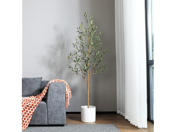 OAKRED 6FT Artificial Olive Tree