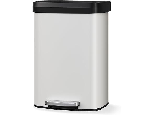 13.2 Gal/50L Stainless Steel Trash Can with Soft-Close