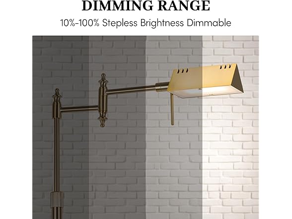 Bairth Gold Pharmacy Floor Lamp