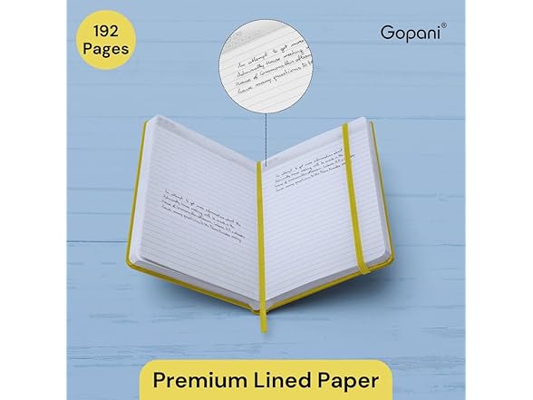 gopani Lined Journal Notebook,(Blush)