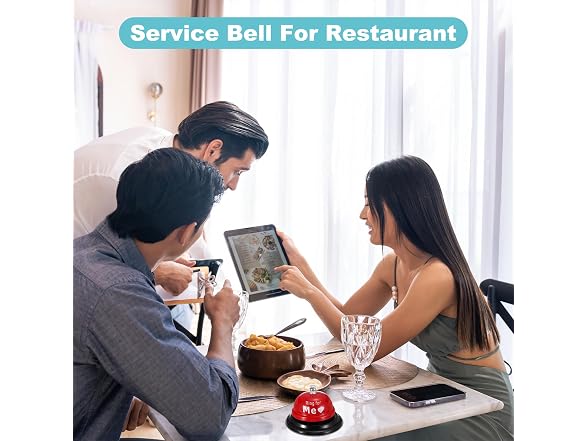 PATIKIL Desk Bell, 3.3" Service Call