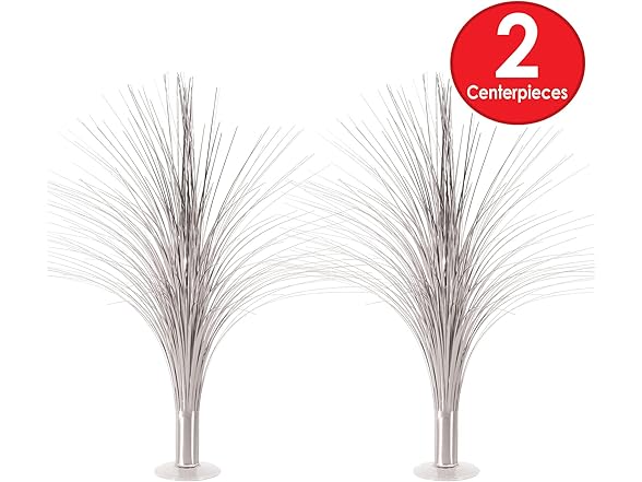 Beistle 2-Pk Metallic Spray Centerpiece