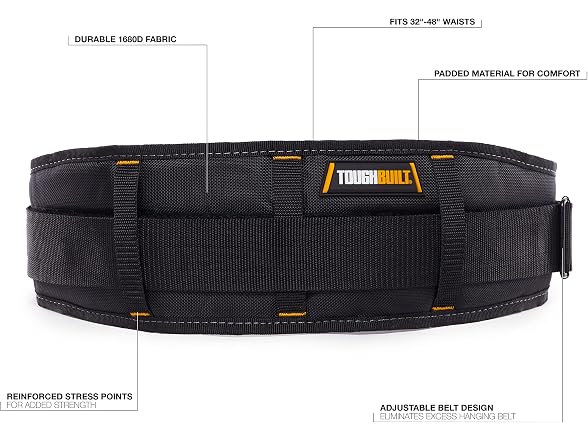 Toughbuilt TB-43A Padded Work Belt