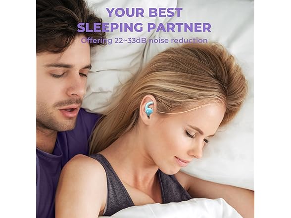 Roinoim Ear Plugs for Sleeping 2 Pairs
