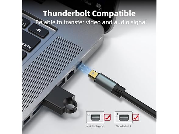 Kirzi 4K Active Mini DisplayPort to HDMI