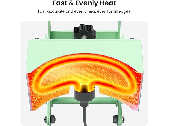 EENOUR B0CZMZC4BT hat press- Green