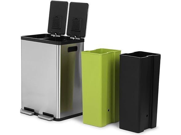 Simpli-Magic 16 Gallon Rectangular Trash Can