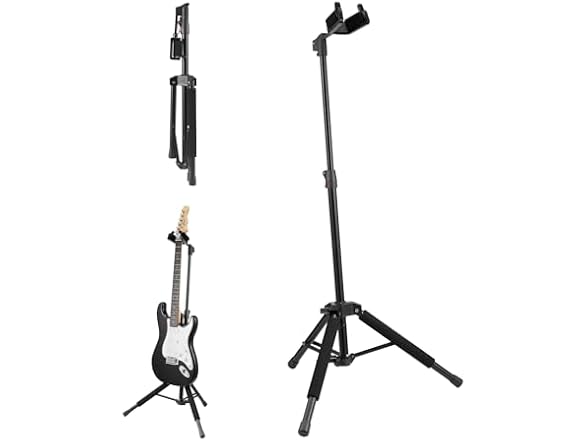 Tripod Guitar Stand, 33 lbs/15 kg Load 3268
