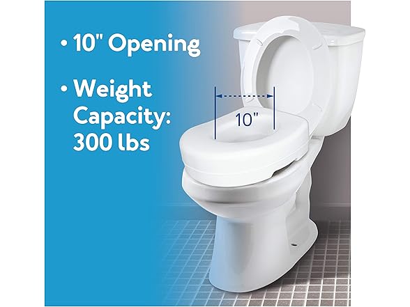 Carex Toilet Seat Riser, 5.5 Inch