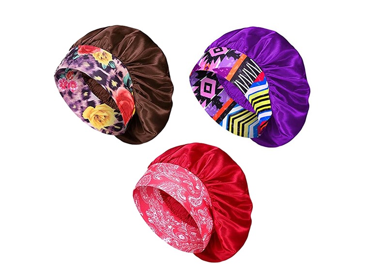 Women's Silky Satin Head Scarf Hair Wrap Cap Hat Headband Sleeping Bonnet