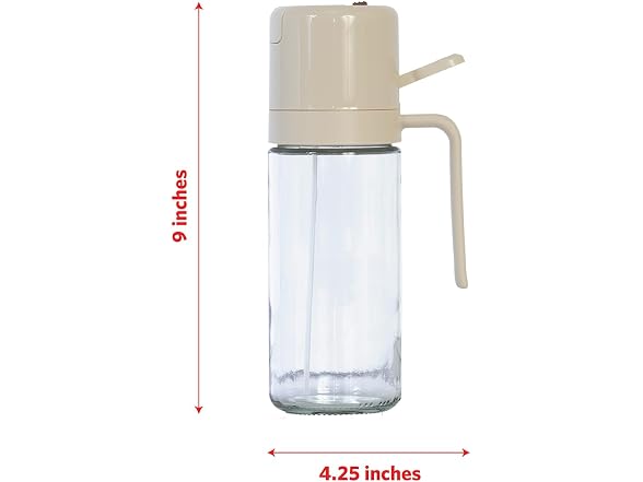 Glad 2 in 1 Oil Dispenser, 18.6oz/550ml 