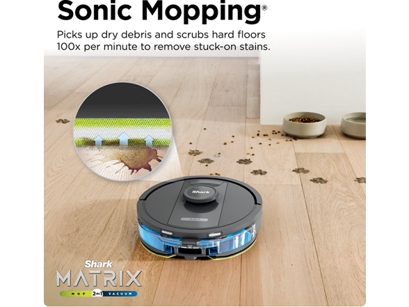 SHARK RV2402WS_S&D IQ 2-in-1 Robot Vac & Mop