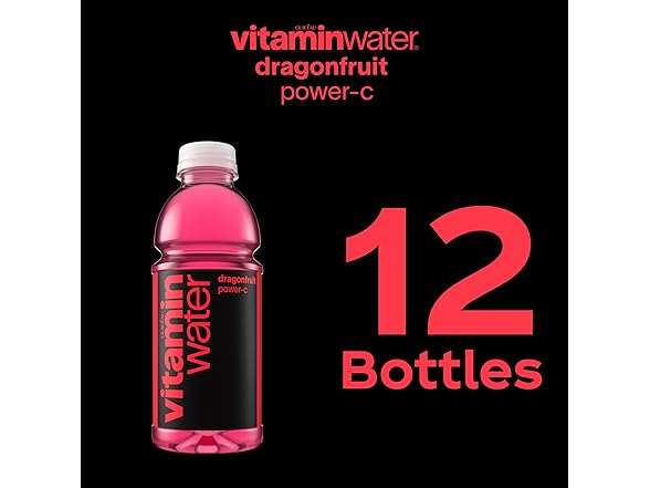 12PK vitaminwater Power-C Dragonfruit Nutrient